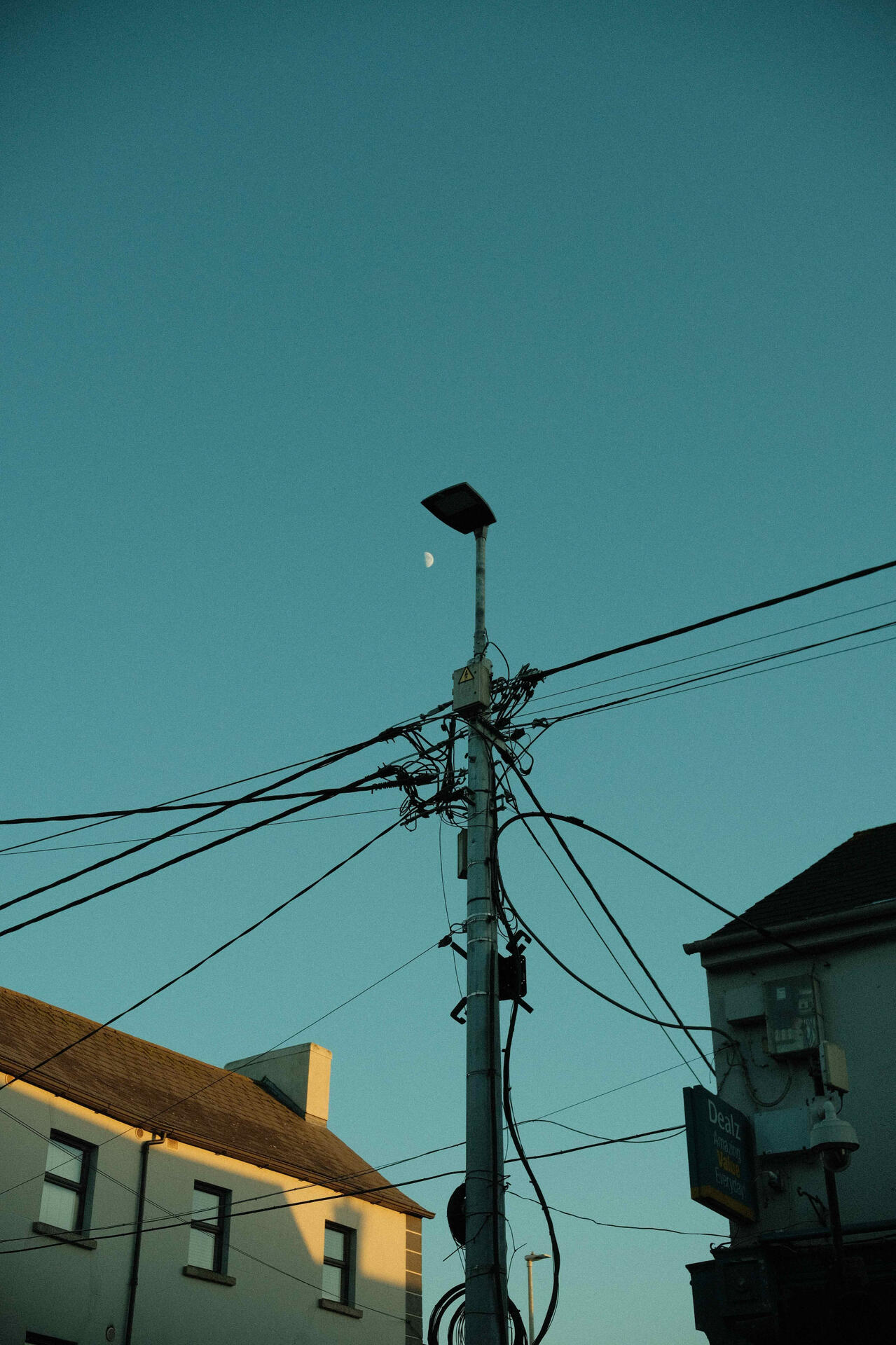 Moonlit Streetlamp